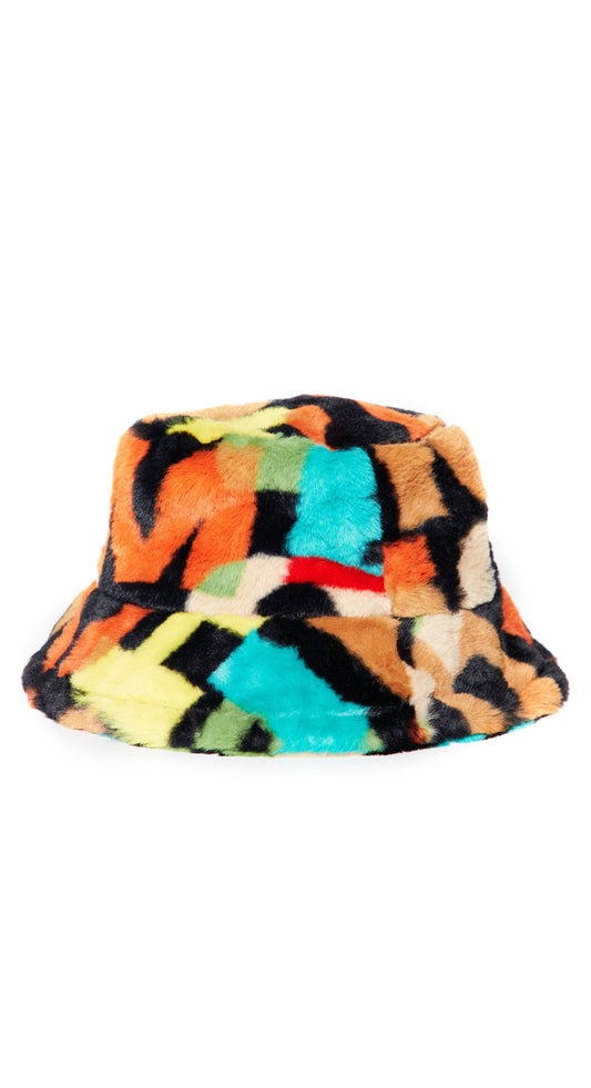 Vivid Furry Bucket Hat